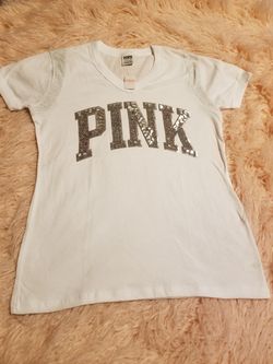 Pink stores t-shirt
