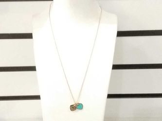 Tiffany & Co. Heart Pendant Chain 18k Yellow Gold 4 Grams 18 Inch Mk0726wormia