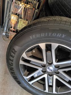 Ford OEM Wheel with Goodyear Wrangler Territory Tire