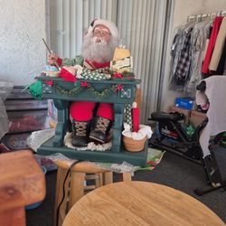 Antique Santa Clase Plays Music Turn On Or Off