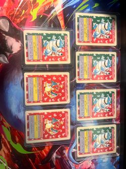 Pokemon Topsun Blue back Cards Lot