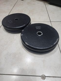 Set Of 4 25lb Plates (1inch)