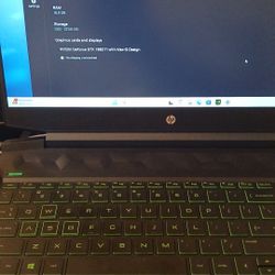 Gaming Laptop HP GTX 1660TI Max Q