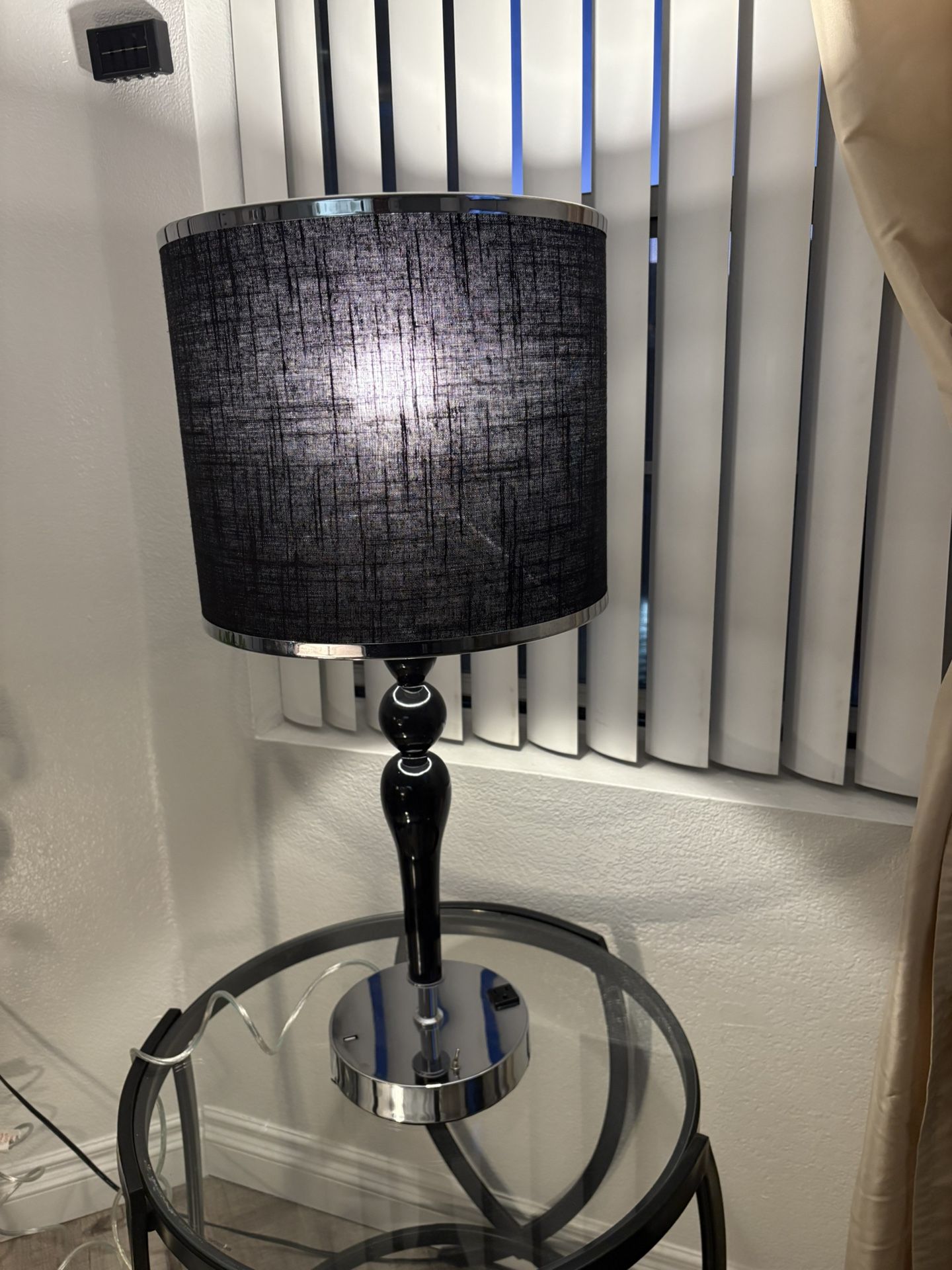 2- Brand New Black Living room Lamps