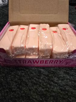 Butter stick strawberry squishy