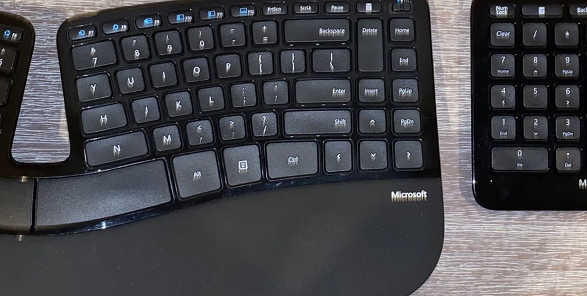 Microsoft - Sculpt Ergonomic Desktop Wireless USB Keyboard and Mouse - Black