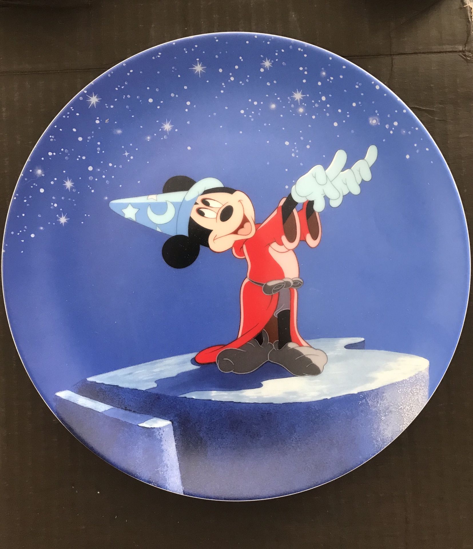 Walt Disney Fantasia 50th Anniversary LA plate COA