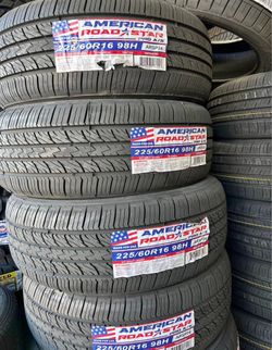 225/60R16 American Set Of 4 New Tires