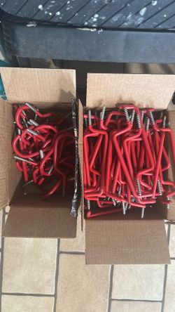 Assorted vinyl covered hooks