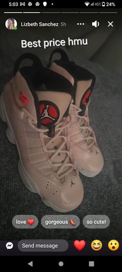 Women's jordans pink