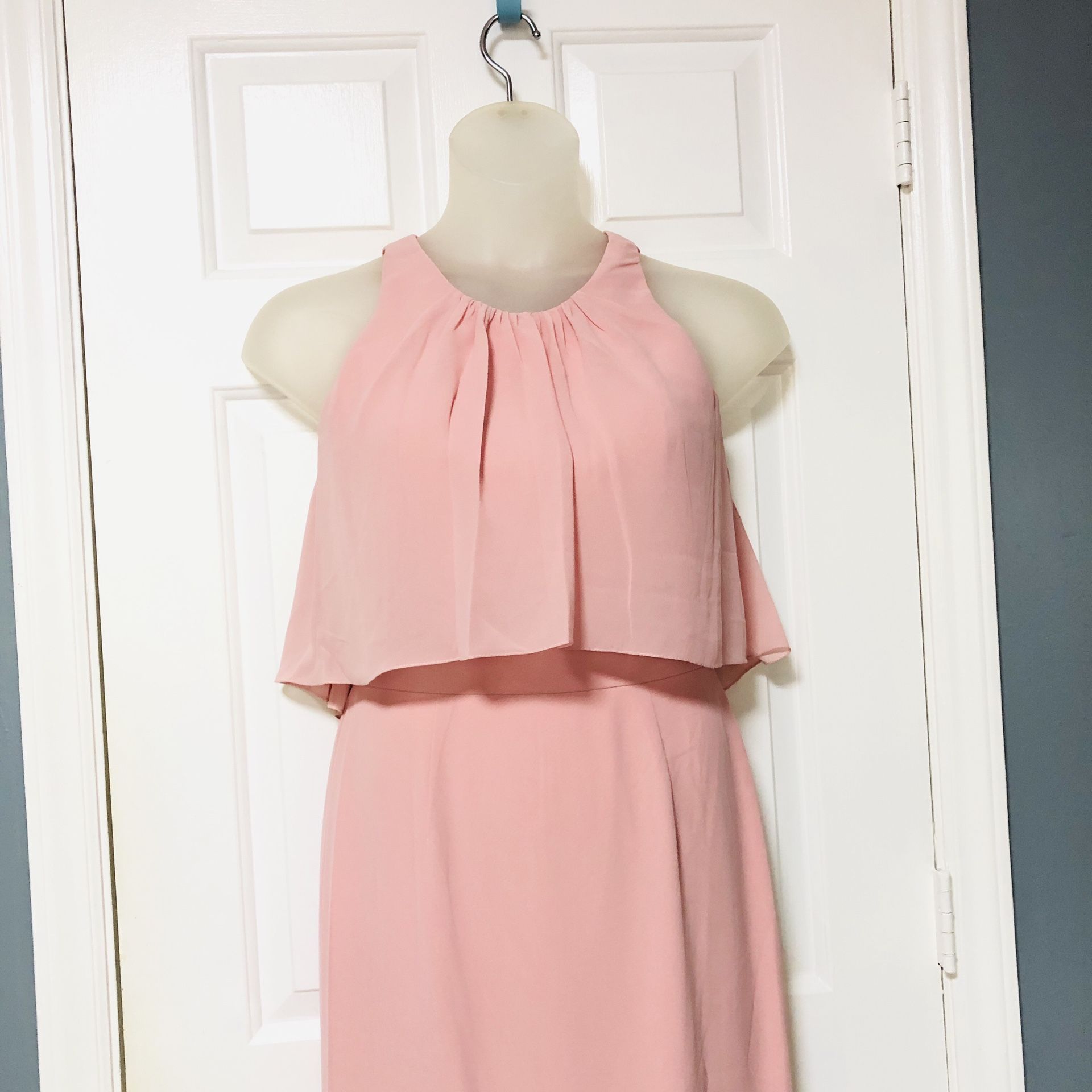 Jasmine Bridesmaids Rose Pink Bridal Dress