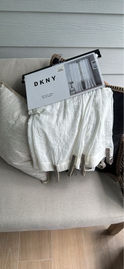 DKNY Sheer Tab-Top Curtain Panels
