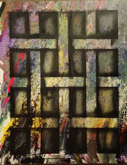 Large Illusion Painting 