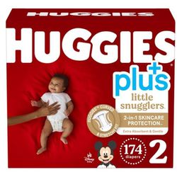 Huggies Plus (little snugglers) Size 2