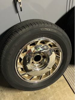 215/60/R15 All 4 All with 95% tread with wheels