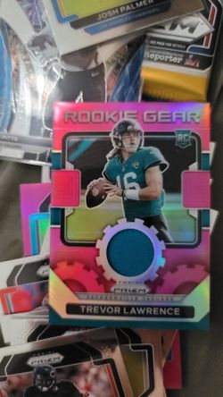 Trevor Lawrence Nfl Prizm Pink Jersey Patch RG-1