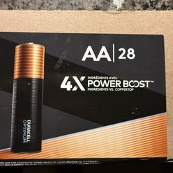 AA Duracell Battery’s Brand New. 28 Pack 