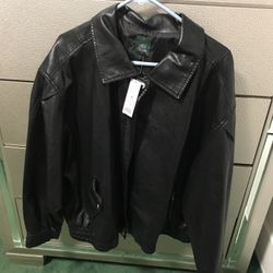 Women’s  Faux Leather  Bomber Jacket 