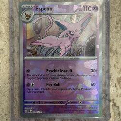 Pokemon Prismatic Evolutions Espeon Master all