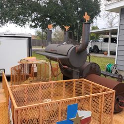 BBQ Smoker on trailer