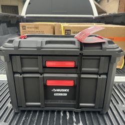 Husky Build-wOut 22 in. Modular Tool Storage 2-Drawer Tool Box