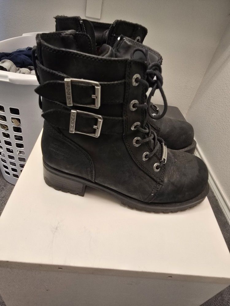 Harley Davidson Womens Boots Size 6.5