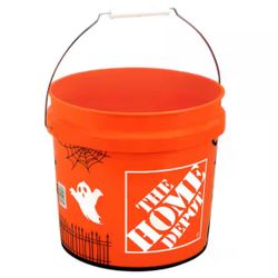 Home Depot Halloween Plastic Bucket