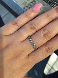 925 silver ring size 8/9 with marcasite stones $13