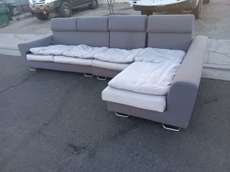 //////BEST OFFER///// 3 Piece  Gray Sectional Sofa Couch-DELIVERY AVAILABLE!!!!!!!