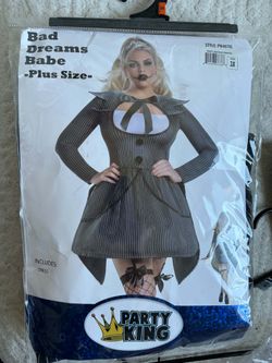 Party King Bad Dreams Babe Costume Plus Size 3X