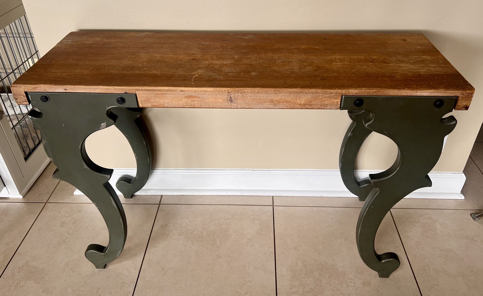 Farmhouse Rustic Sofa, Entry, Console Table