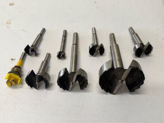 Forstner Drill Bit bundle (8 total, sizes up to 3 1/4” diameters)