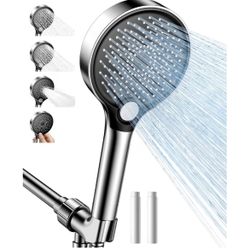 Brand: JOMST Shower head with handheld - filtered shower head with 3 Spray Modes - Adjustable Angle Showerhead Water Softener with Replacable Filter -