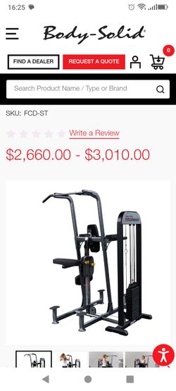 Body solid assisted pull up and dip stand