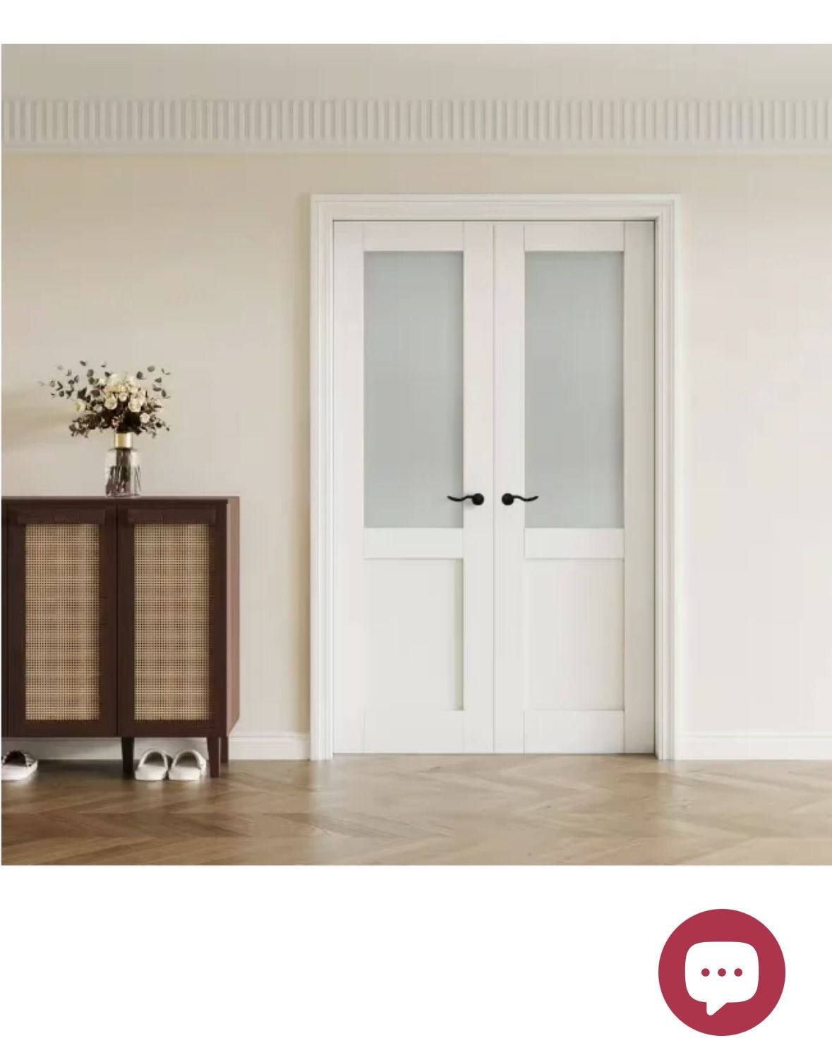 French door With Glass Or Solid Wood