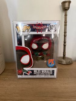 Funko pop miles morales into the spider verse