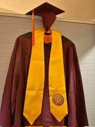 ASU Masters Graduation regalia Full Set
