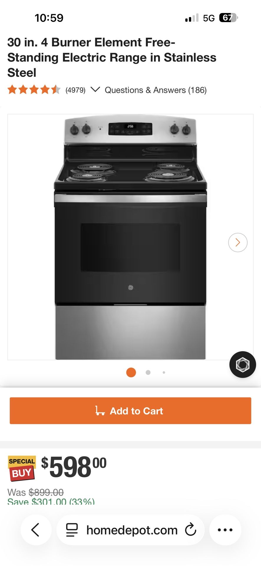 GE Stove