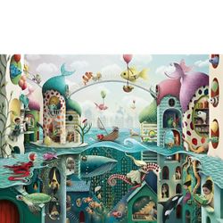 Ravensburger If Fish Could Walk 2000 Piece Jigsaw Puzzle: New 
