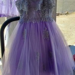 Vestido De Niña Para Fiesta Talla 4 Y 6