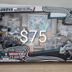 Pokemon Unova Heavy Hitters Premium Collection Black Bolt White Flare