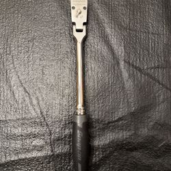 Snap-on FHLFD100 3/8” Drive Long Flex-Head Ratchet – Black Handle