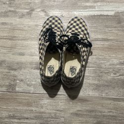 Blurry Checkered Vans
