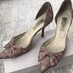 Jimmy Choo Silk Pump Heels 40 (10)