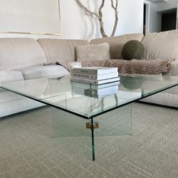 1970s Glass Coffee Table