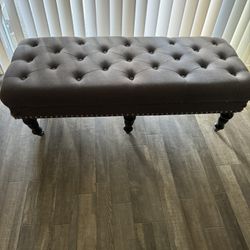 English Tufted Bench 