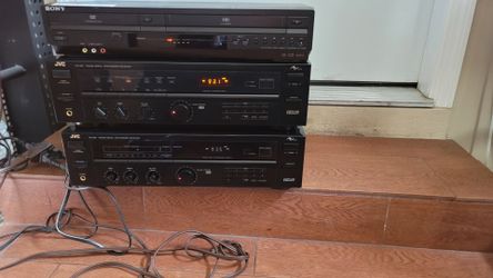 Jvc receiver  and sony vcr