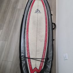 6'6 Fish - Quad Fin Solana Surfboard & Bag