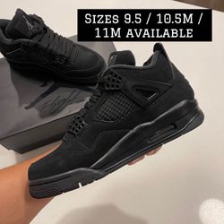 Jordan 4, ‘Black Cat’ Multiple Sizes Available (check out my page🔥) 