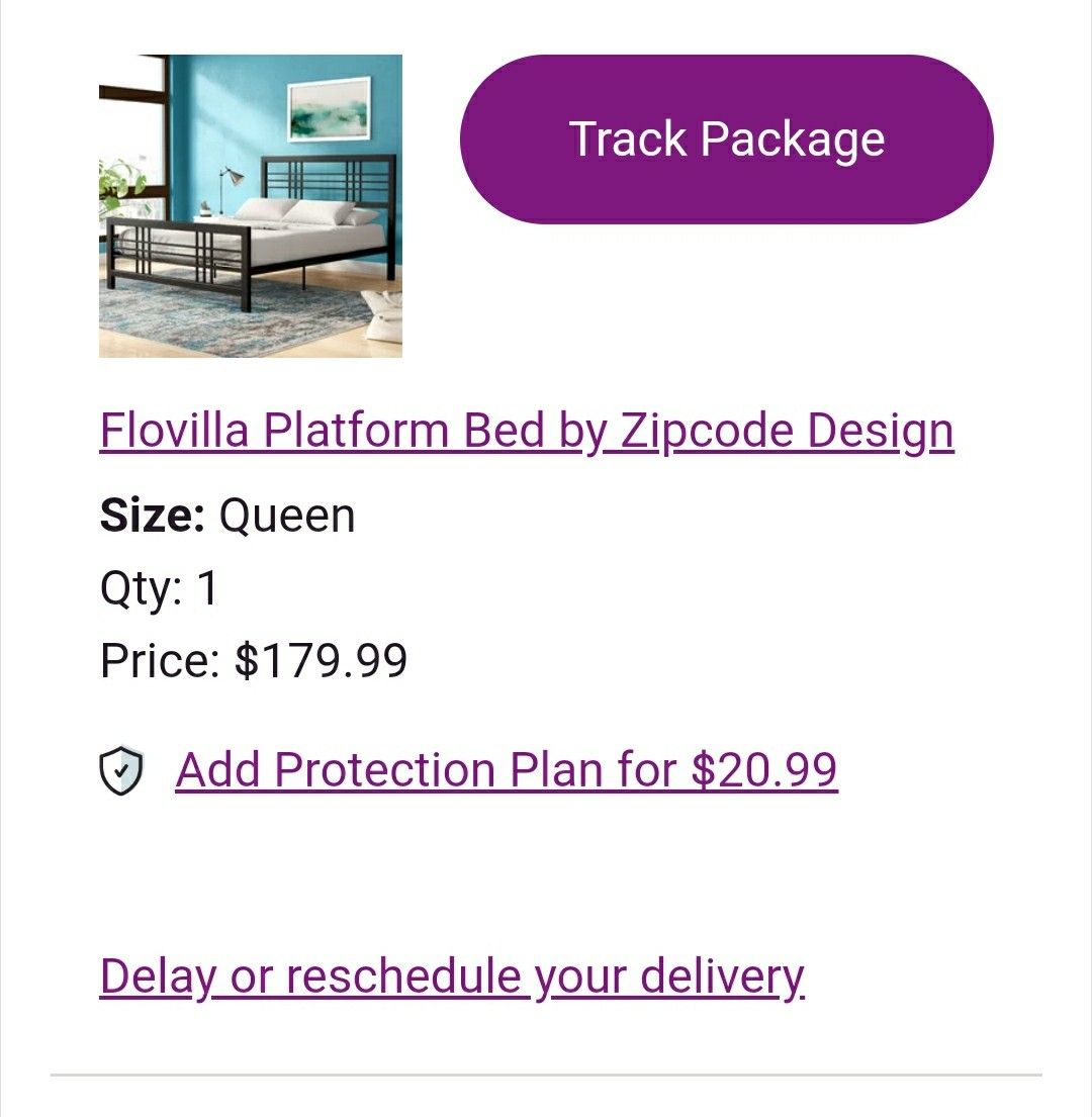 Flovilla Platform Bed from Wayfair